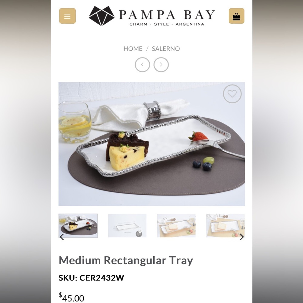 ✨BRAND NEW✨ PAMPA BAY RECTANGLE DISH